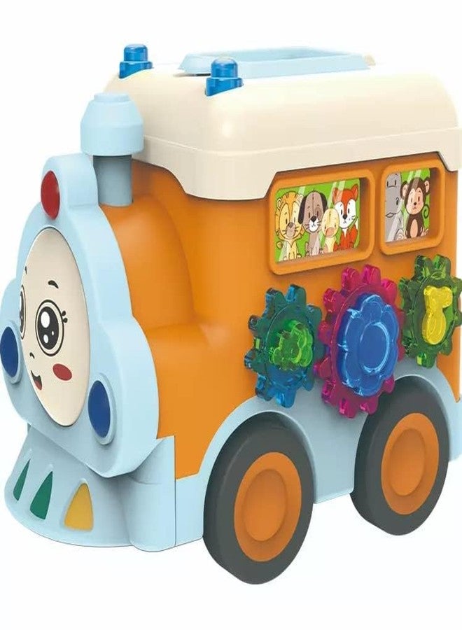 Fezeedi Cartoon Gear Toy for Kids, Friction Power Inertia Toy Friction Vehicles for Kids (Pack of 1 Mini Cartoon barMulti Color) - Image 2